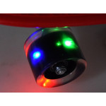 Pennyboard s LED kolieskami - červený Pennyboard s LED kolieskami - červený